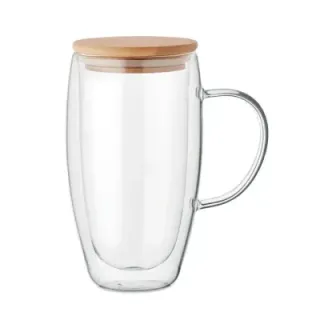 Double wall glass mug 450ml - MO2673 (MOCN#22)